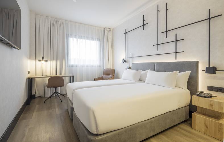 Habitación doble Hotel ILUNION San Mamés Bilbao